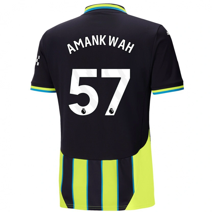 Danxen Kid Yeboah Amankwah #57 Blue Yellow Away Jersey 2024/25 T-Shirt