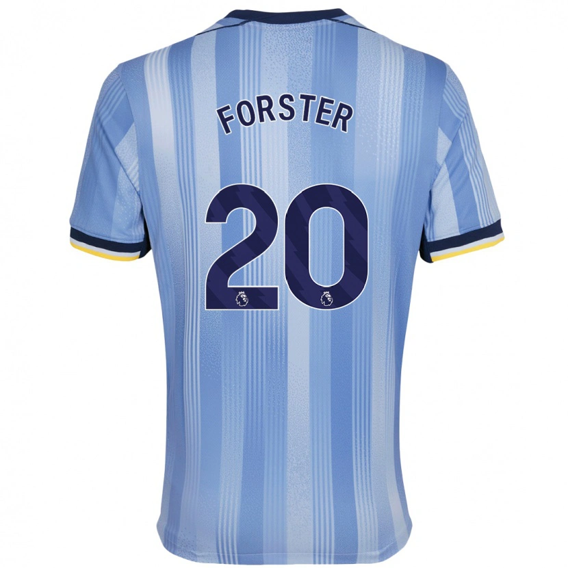 Danxen Kid Fraser Forster #20 Light Blue Away Jersey 2024/25 T-Shirt