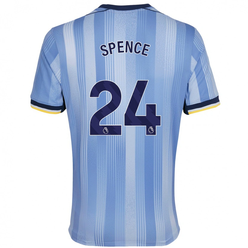 Danxen Kid Djed Spence #24 Light Blue Away Jersey 2024/25 T-Shirt