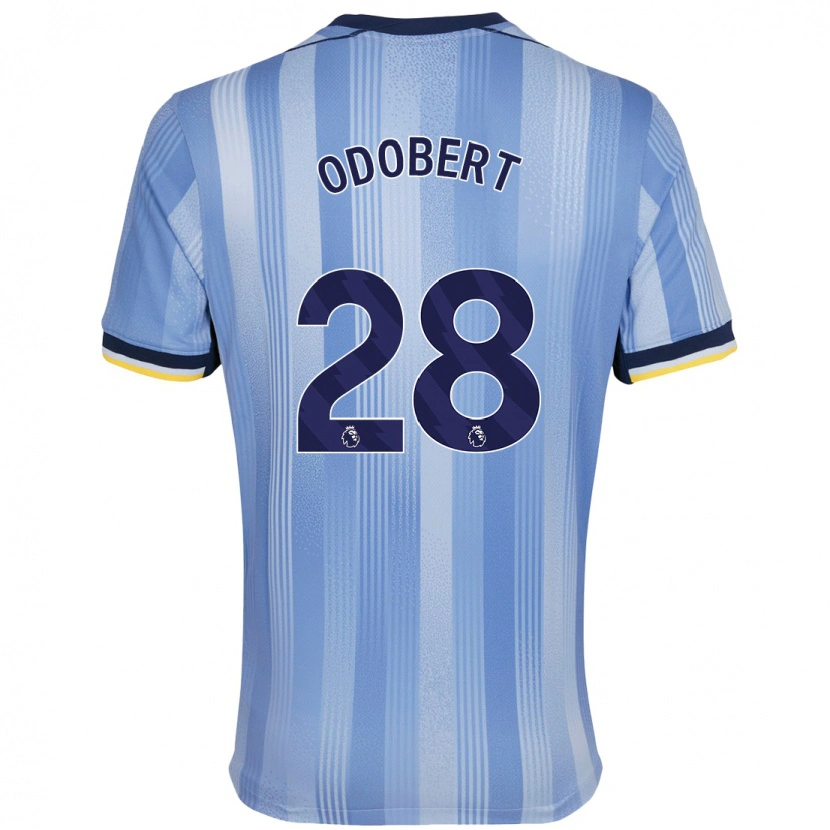 Danxen Kid Wilson Odobert #28 Light Blue Away Jersey 2024/25 T-Shirt