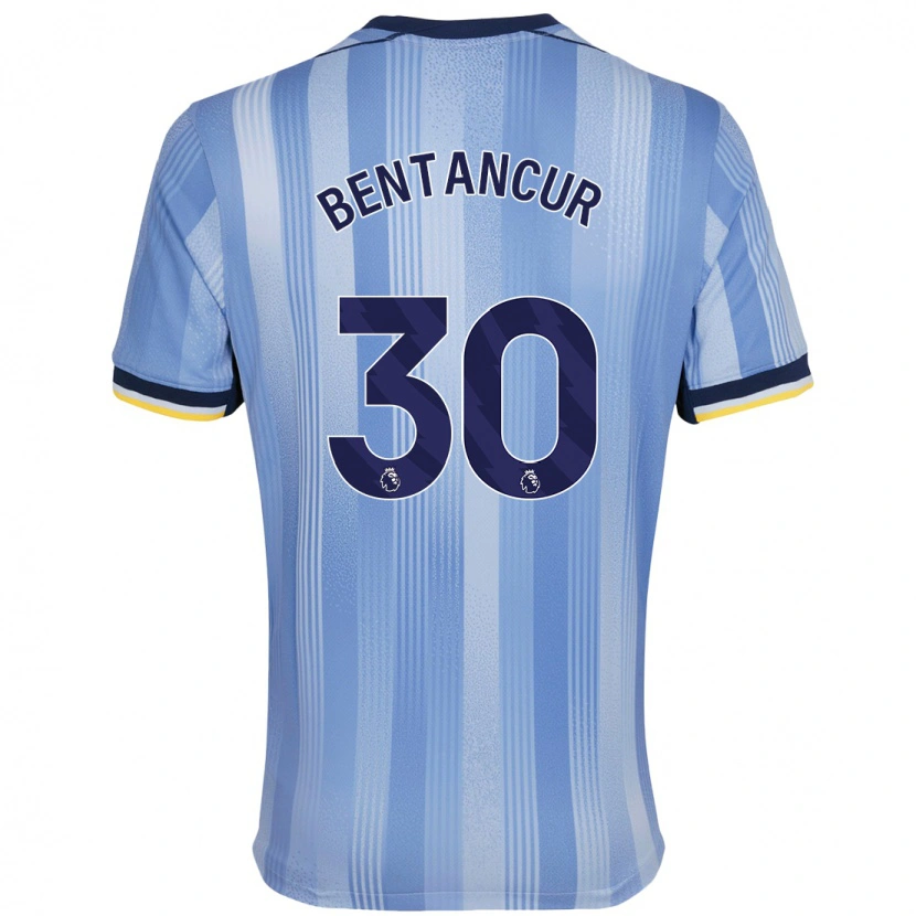 Danxen Kid Rodrigo Bentancur #30 Light Blue Away Jersey 2024/25 T-Shirt