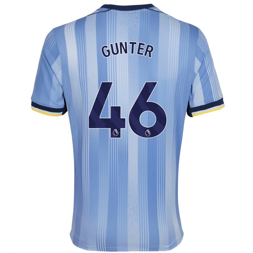 Danxen Kid Luca Gunter #46 Light Blue Away Jersey 2024/25 T-Shirt