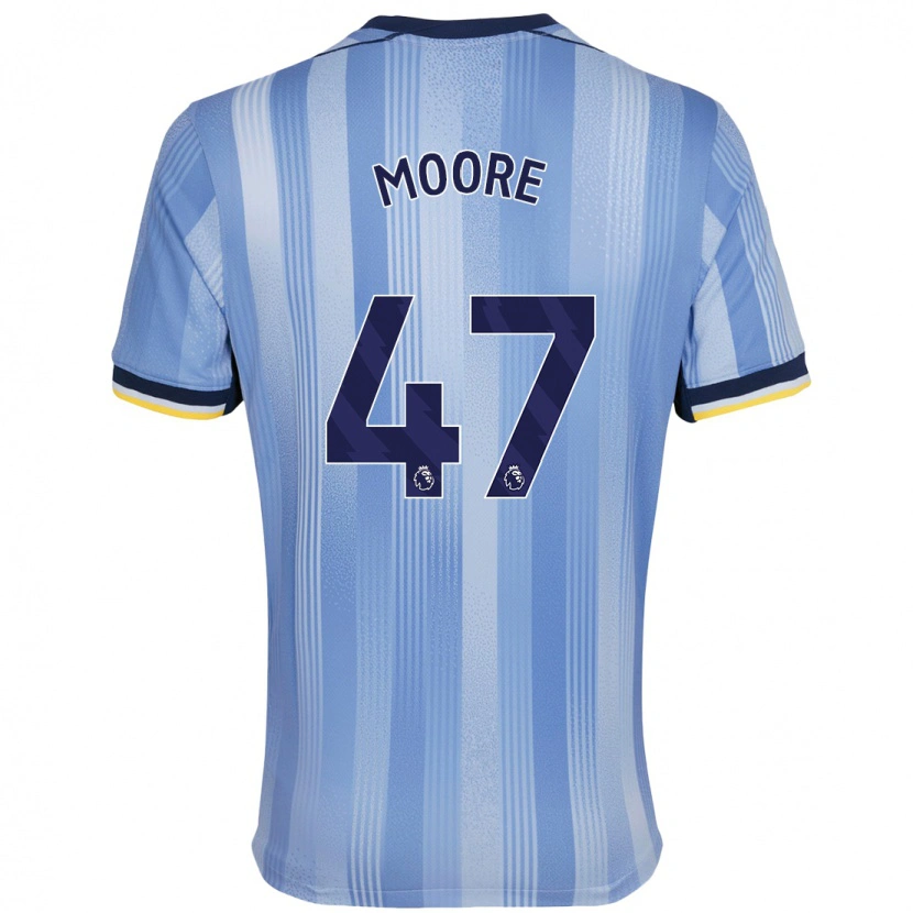 Danxen Kid Mikey Moore #47 Light Blue Away Jersey 2024/25 T-Shirt