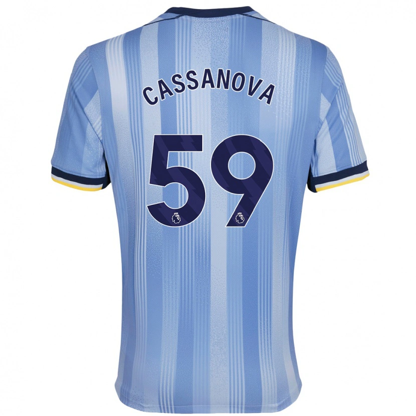 Danxen Kid Dante Cassanova #59 Light Blue Away Jersey 2024/25 T-Shirt