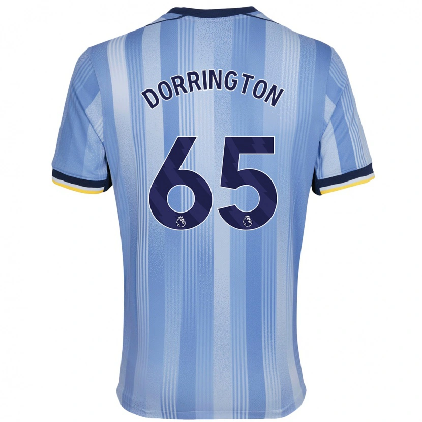 Danxen Kid Alfie Dorrington #65 Light Blue Away Jersey 2024/25 T-Shirt