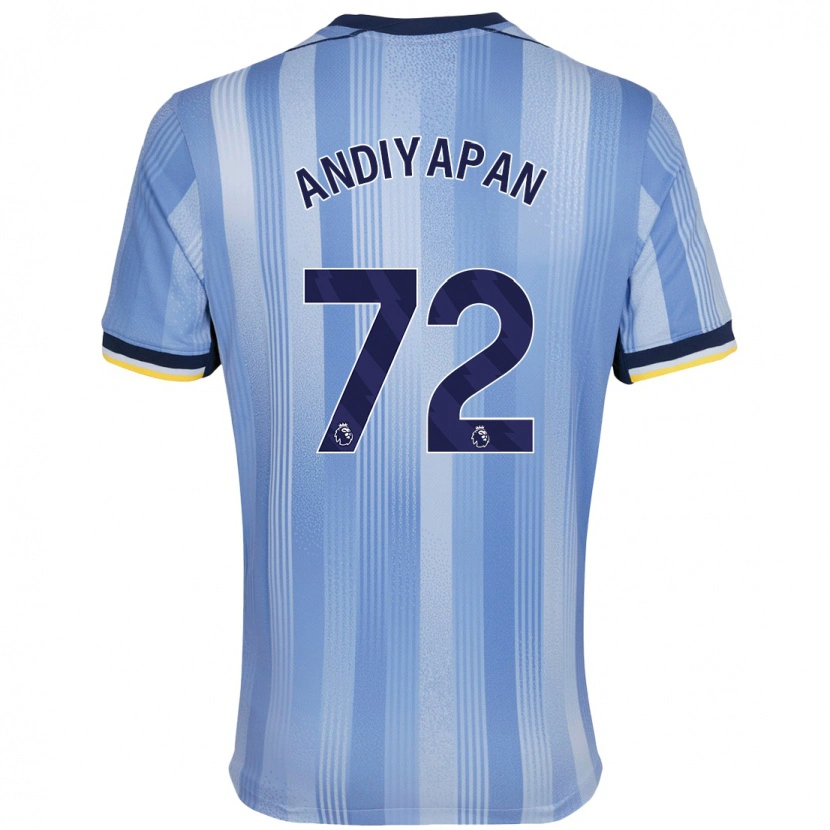 Danxen Kid William Andiyapan #72 Light Blue Away Jersey 2024/25 T-Shirt