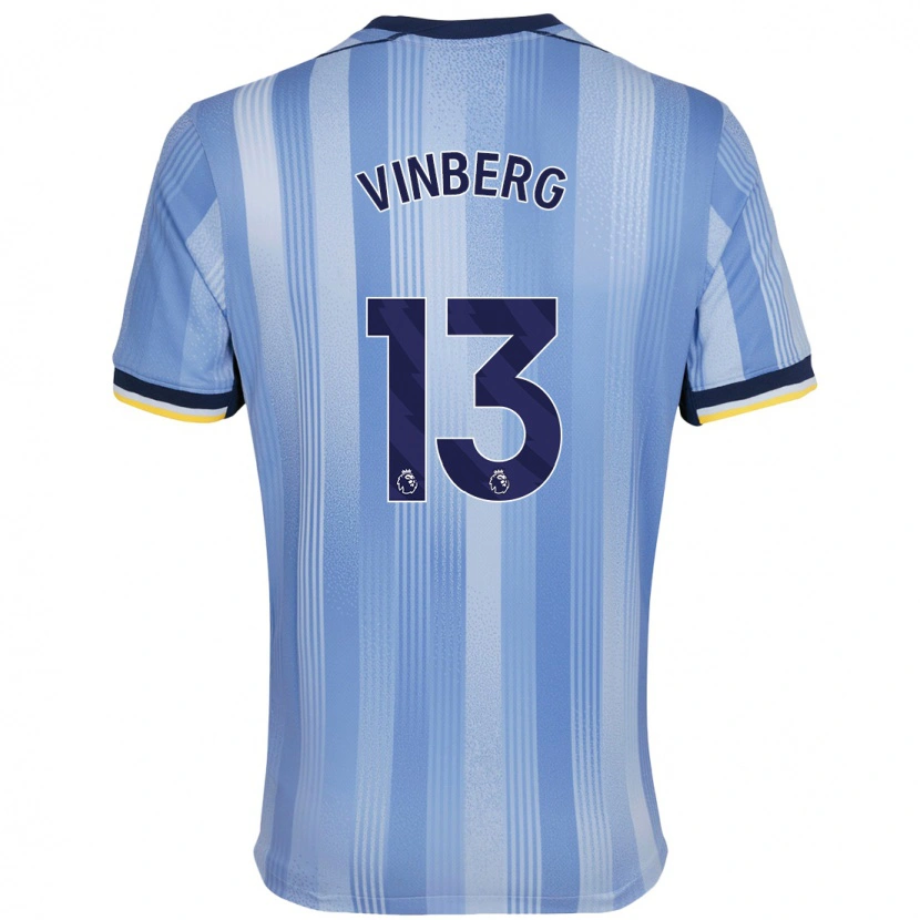 Danxen Kid Matilda Vinberg #13 Light Blue Away Jersey 2024/25 T-Shirt