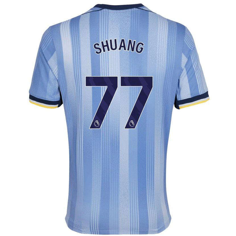 Danxen Kid Wang Shuang #77 Light Blue Away Jersey 2024/25 T-Shirt