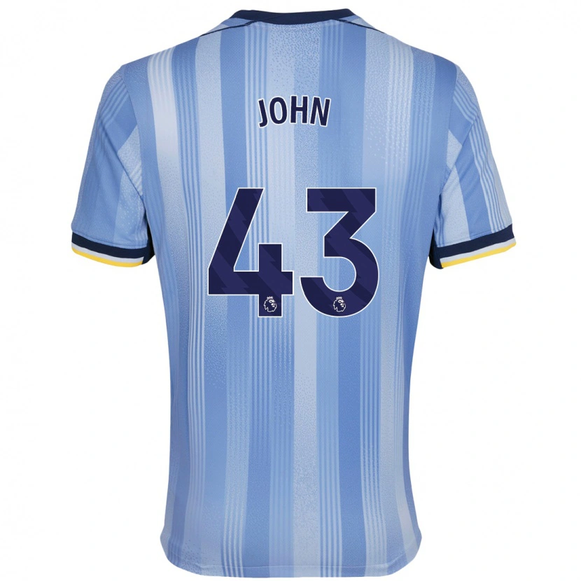 Danxen Kid Nile John #43 Light Blue Away Jersey 2024/25 T-Shirt