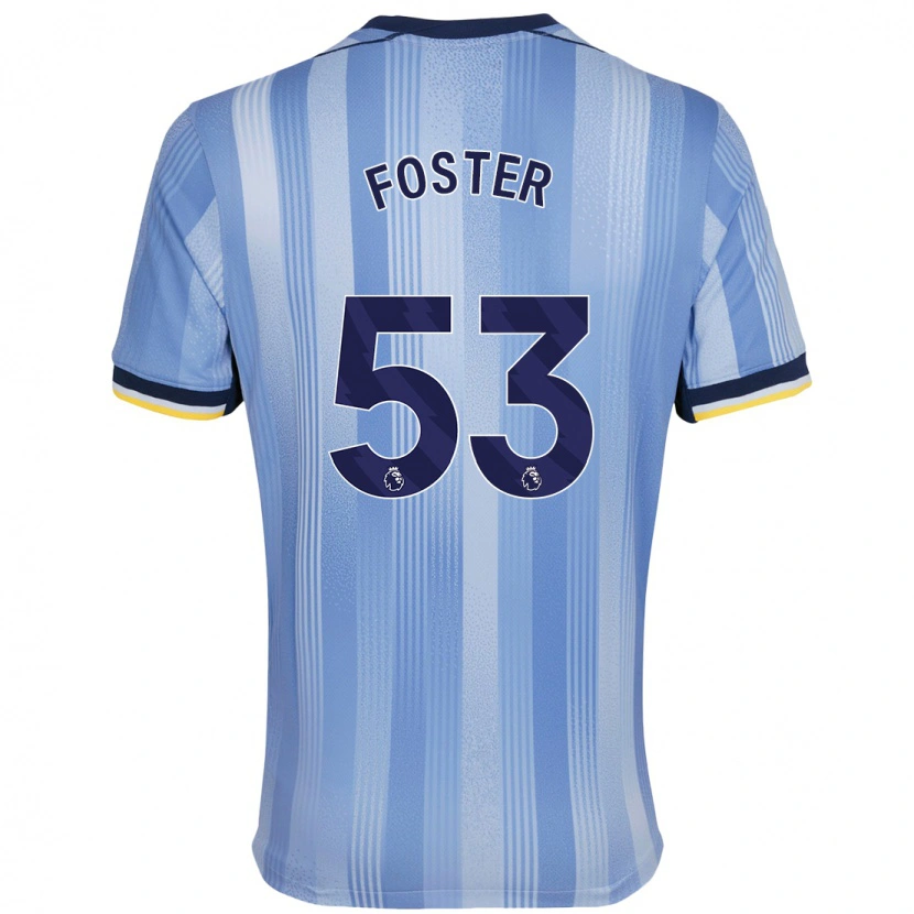 Danxen Kid Brooklyn Lyons-Foster #53 Light Blue Away Jersey 2024/25 T-Shirt