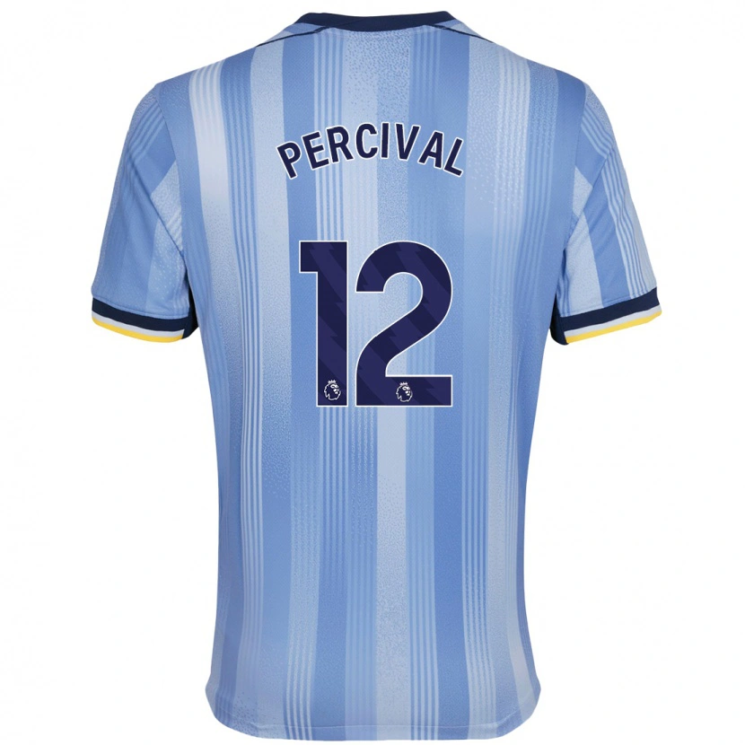 Danxen Kid Ria Percival #12 Light Blue Away Jersey 2024/25 T-Shirt