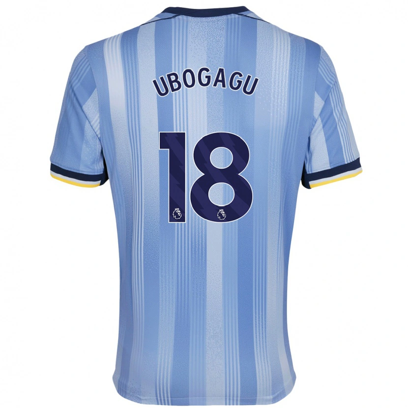 Danxen Kid Chioma Ubogagu #18 Light Blue Away Jersey 2024/25 T-Shirt