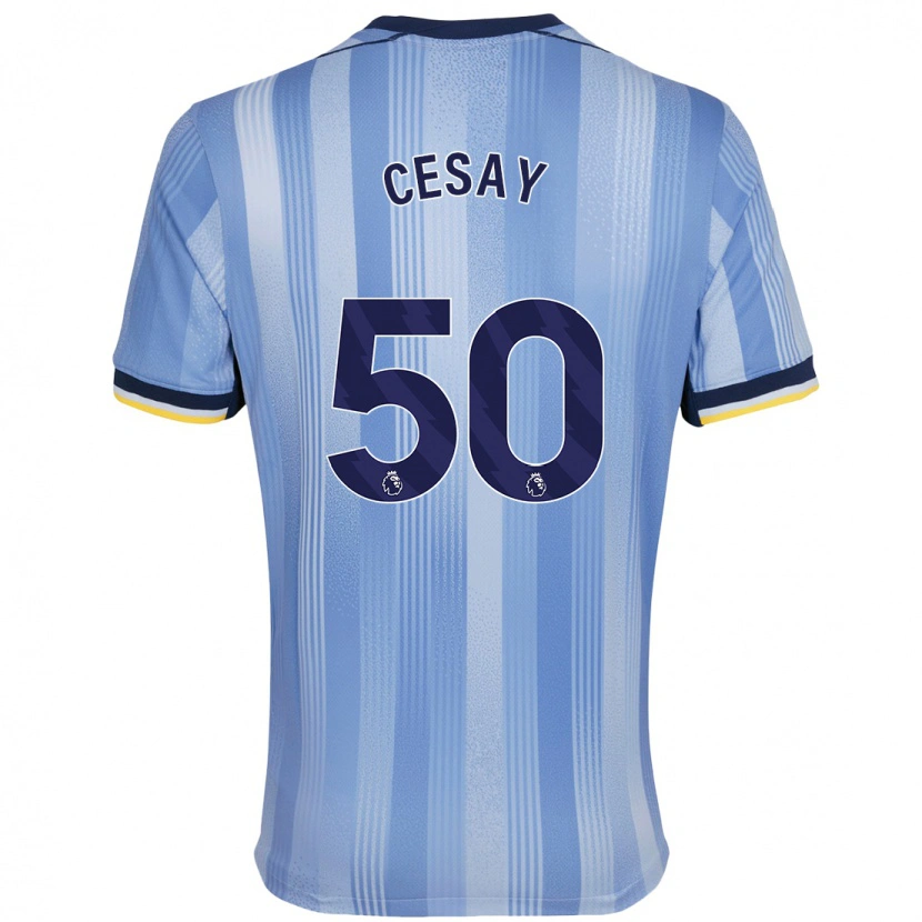 Danxen Kid Kallum Cesay #50 Light Blue Away Jersey 2024/25 T-Shirt