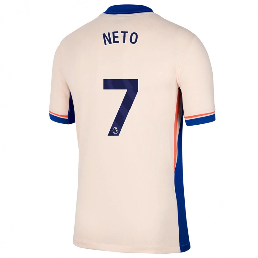 Danxen Kid Pedro Neto #7 Light Beige Away Jersey 2024/25 T-Shirt