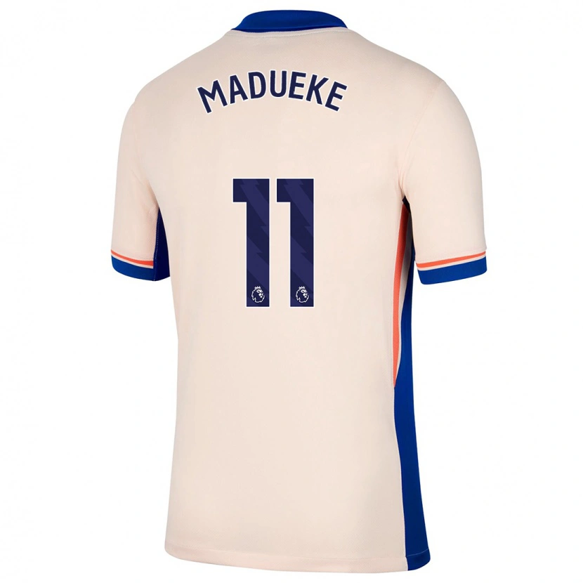 Danxen Kid Noni Madueke #11 Light Beige Away Jersey 2024/25 T-Shirt