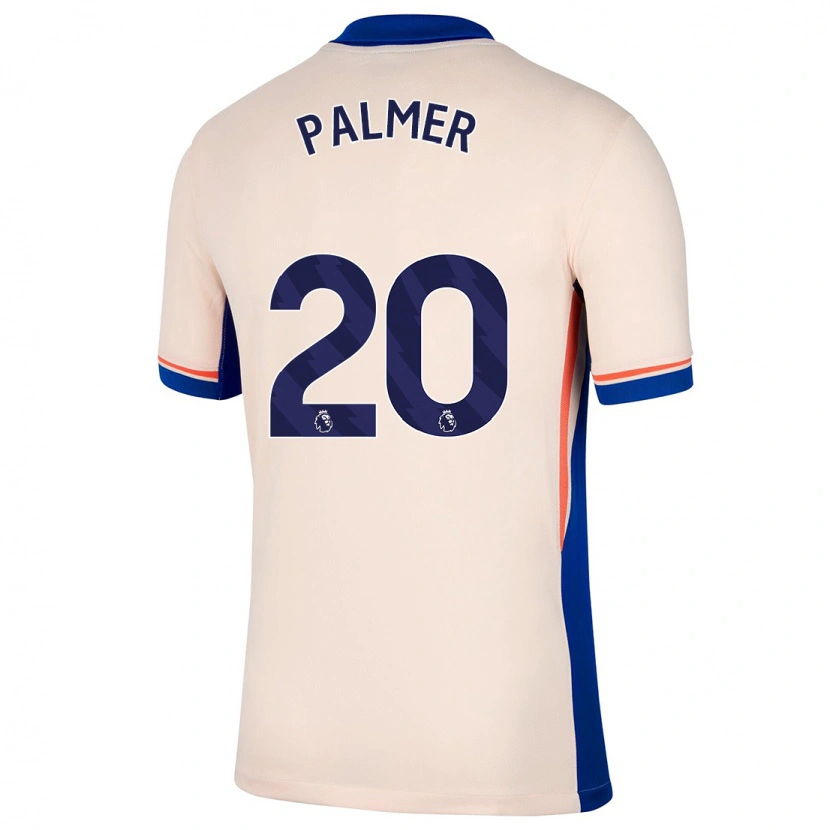 Danxen Kid Cole Palmer #20 Light Beige Away Jersey 2024/25 T-Shirt