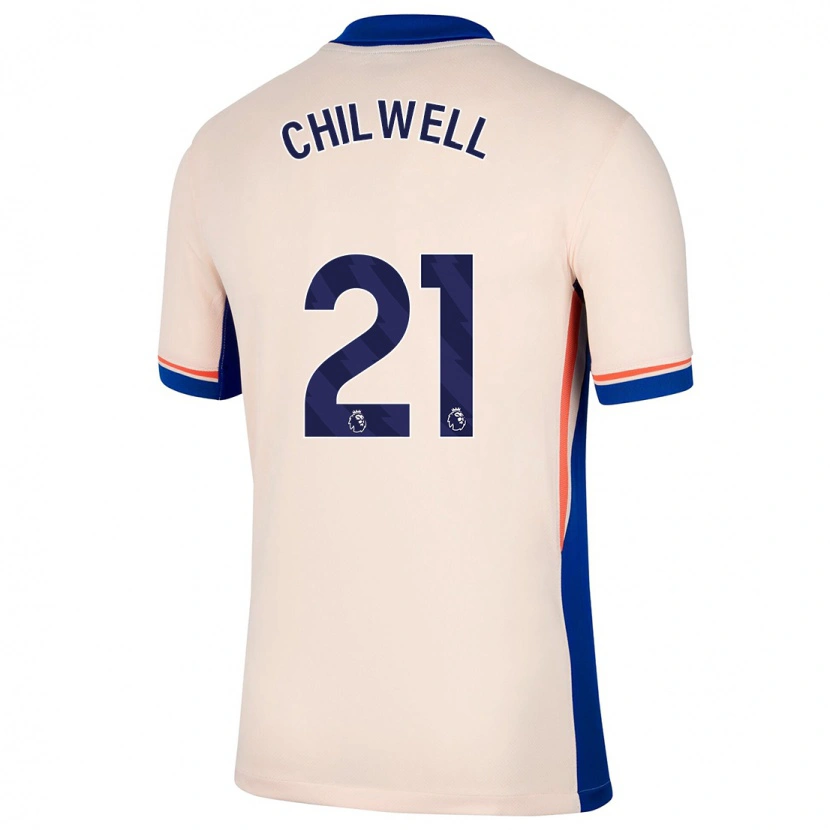 Danxen Kid Ben Chilwell #21 Light Beige Away Jersey 2024/25 T-Shirt