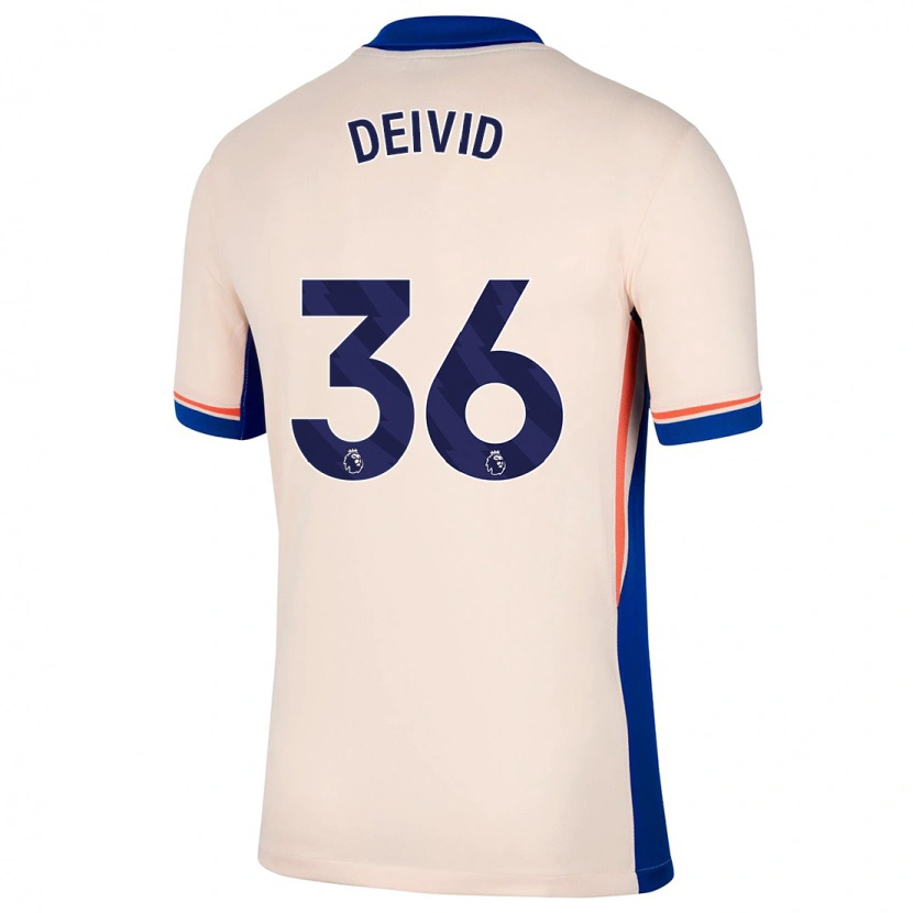 Danxen Kid Deivid Washington #36 Light Beige Away Jersey 2024/25 T-Shirt