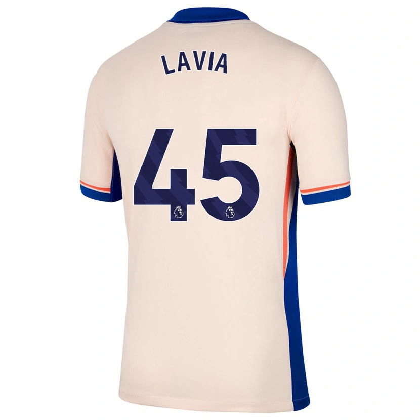 Danxen Kid Roméo Lavia #45 Light Beige Away Jersey 2024/25 T-Shirt