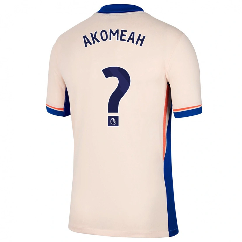 Danxen Kid Travis Akomeah #0 Light Beige Away Jersey 2024/25 T-Shirt