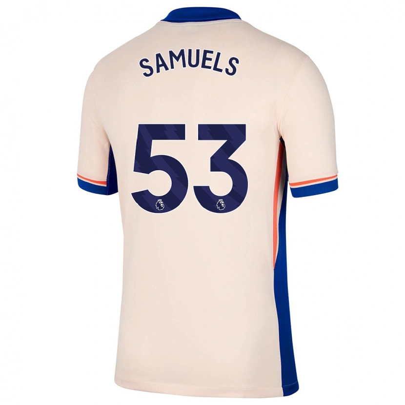 Danxen Kid Ishé Samuels-Smith #53 Light Beige Away Jersey 2024/25 T-Shirt