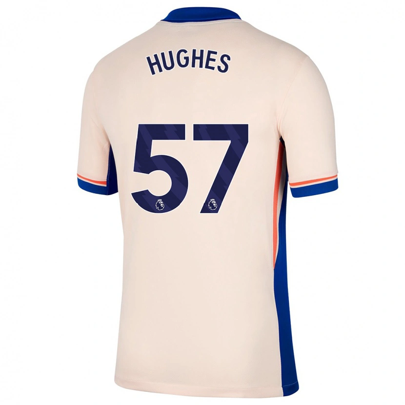 Danxen Kid Brodi Hughes #57 Light Beige Away Jersey 2024/25 T-Shirt