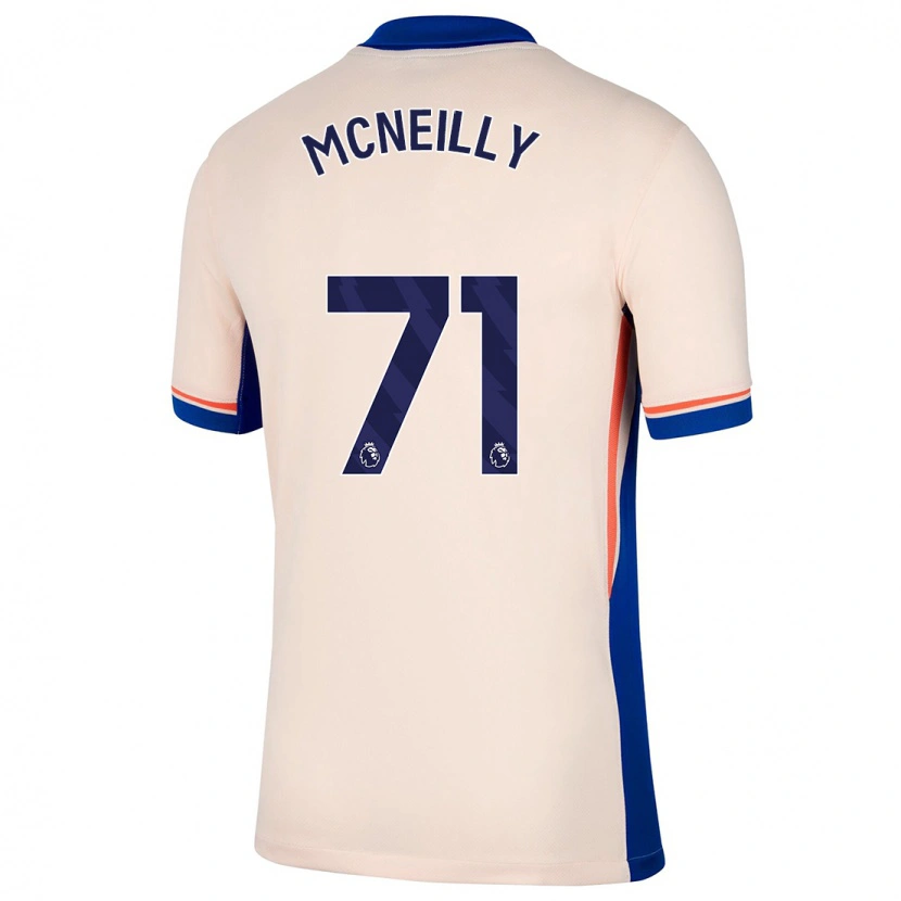 Danxen Kid Donnell Mcneilly #71 Light Beige Away Jersey 2024/25 T-Shirt