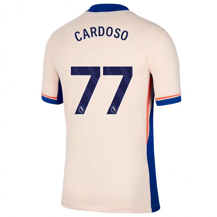 Danxen Kid Leo Cardoso #77 Light Beige Away Jersey 2024/25 T-Shirt