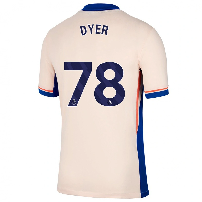 Danxen Kid Kiano Dyer #78 Light Beige Away Jersey 2024/25 T-Shirt