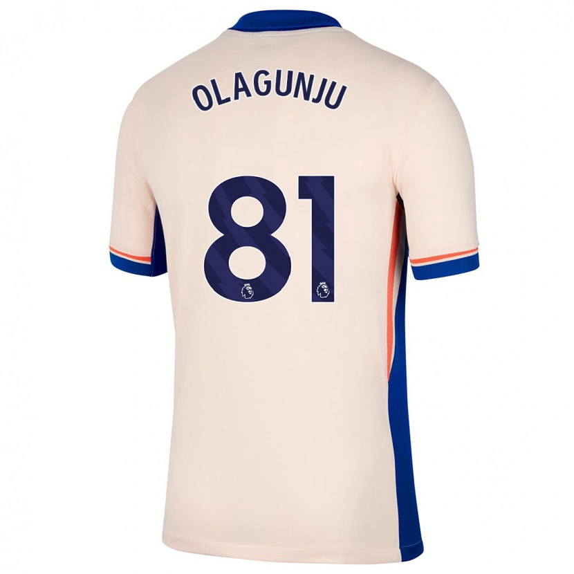 Danxen Kid Saheed Olagunju #81 Light Beige Away Jersey 2024/25 T-Shirt