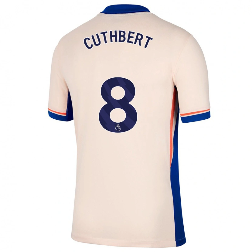 Danxen Kid Erin Cuthbert #8 Light Beige Away Jersey 2024/25 T-Shirt