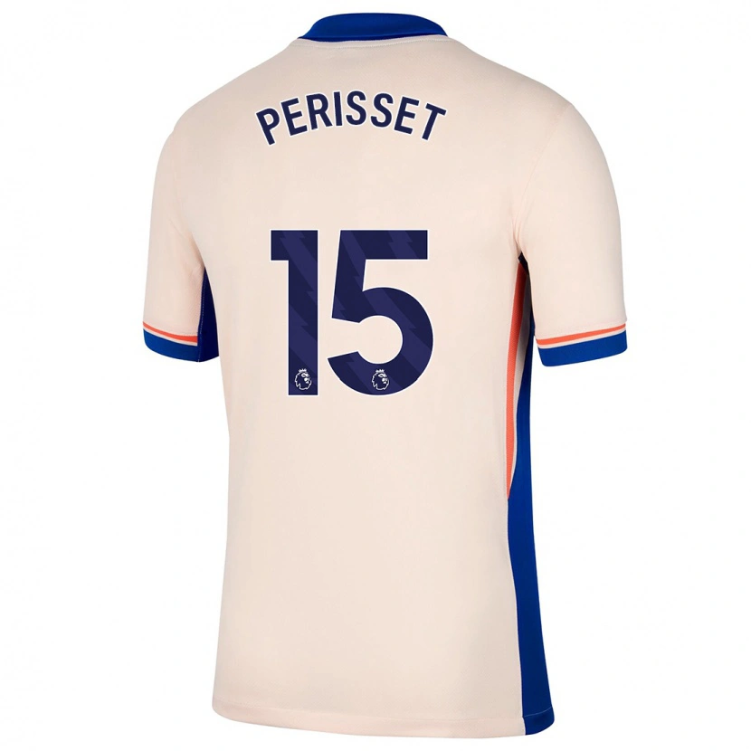 Danxen Kid Ève Périsset #15 Light Beige Away Jersey 2024/25 T-Shirt