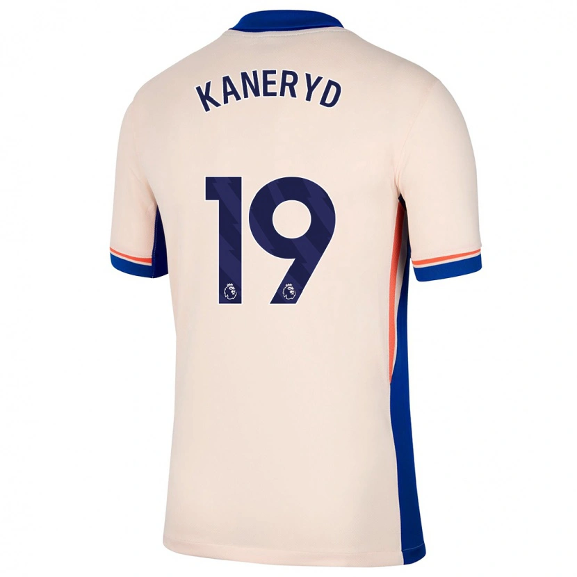 Danxen Kid Johanna Rytting Kaneryd #19 Light Beige Away Jersey 2024/25 T-Shirt