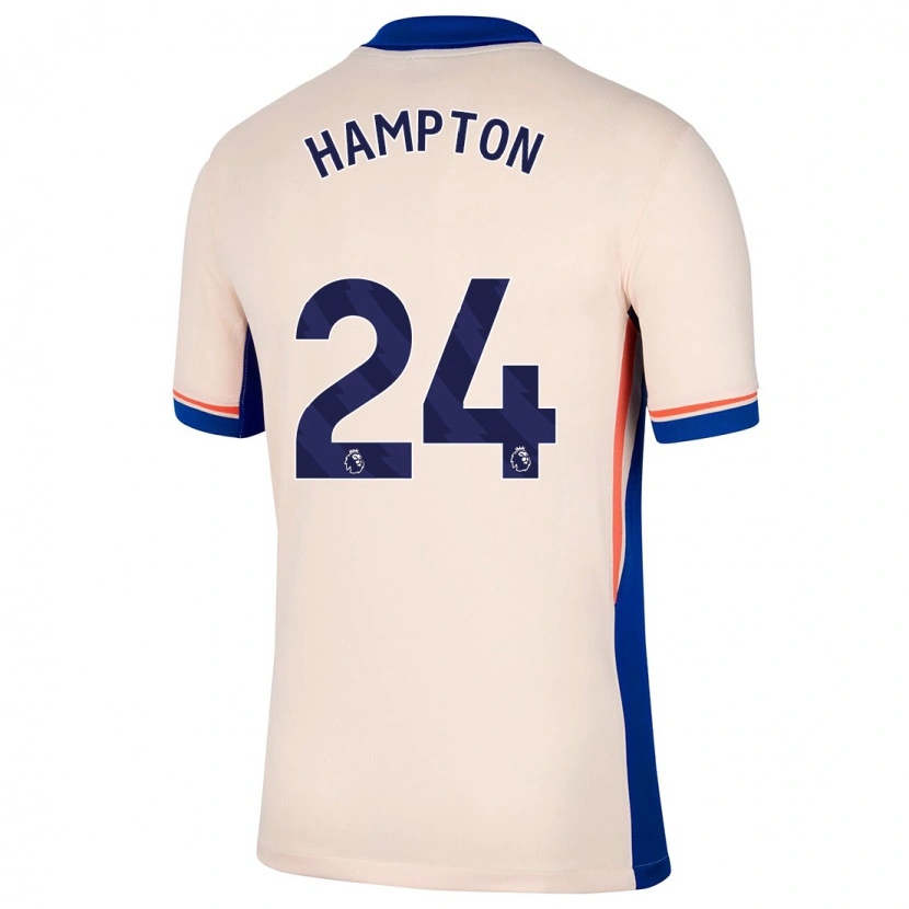 Danxen Kid Hannah Hampton #24 Light Beige Away Jersey 2024/25 T-Shirt