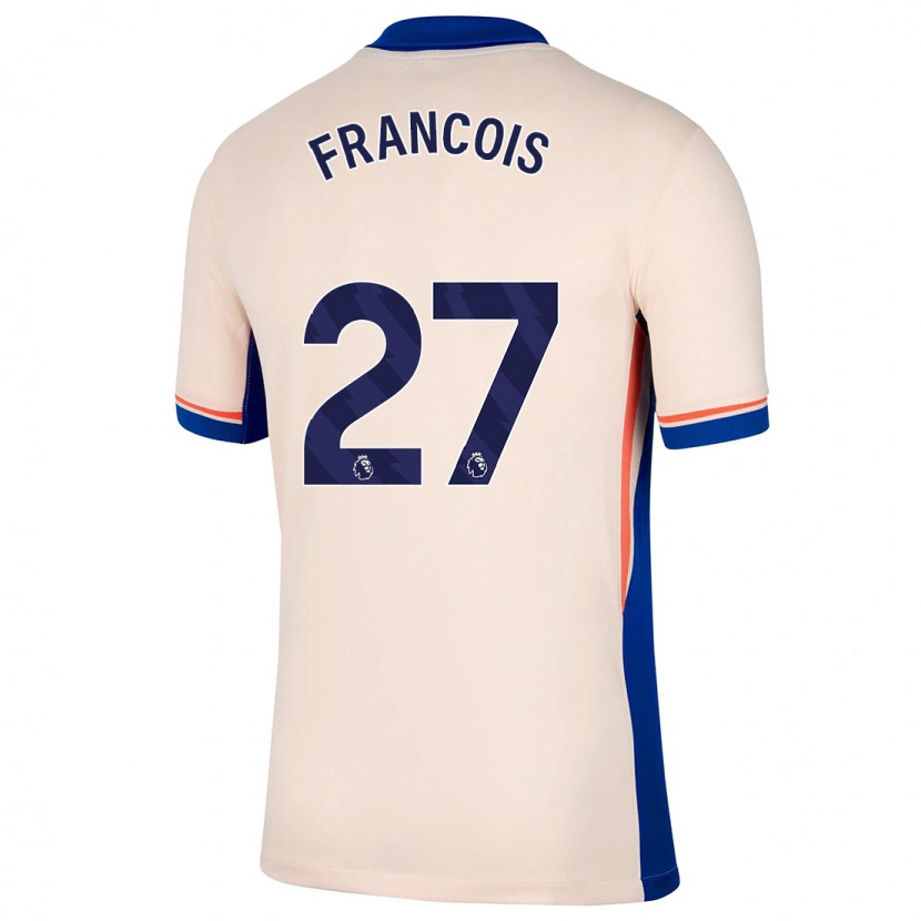 Danxen Kid Oriane Jean-François #27 Light Beige Away Jersey 2024/25 T-Shirt