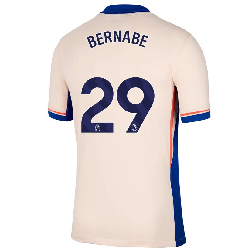 Danxen Kid Alejandra Bernabé #29 Light Beige Away Jersey 2024/25 T-Shirt