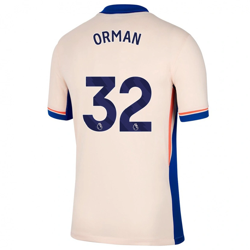 Danxen Kid Emily Orman #32 Light Beige Away Jersey 2024/25 T-Shirt