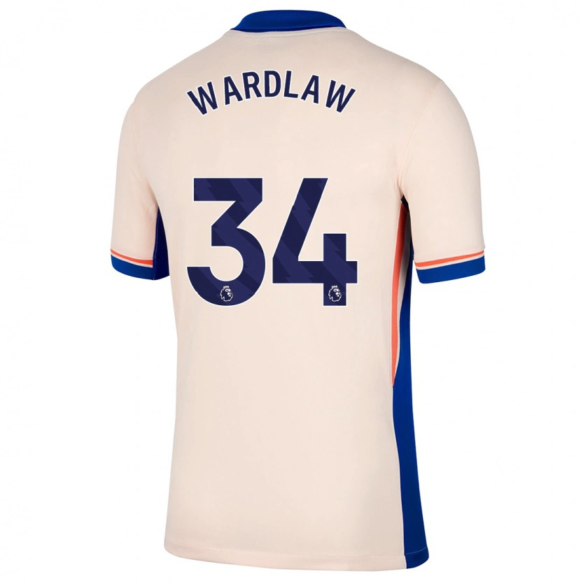 Danxen Kid Charlotte Wardlaw #34 Light Beige Away Jersey 2024/25 T-Shirt