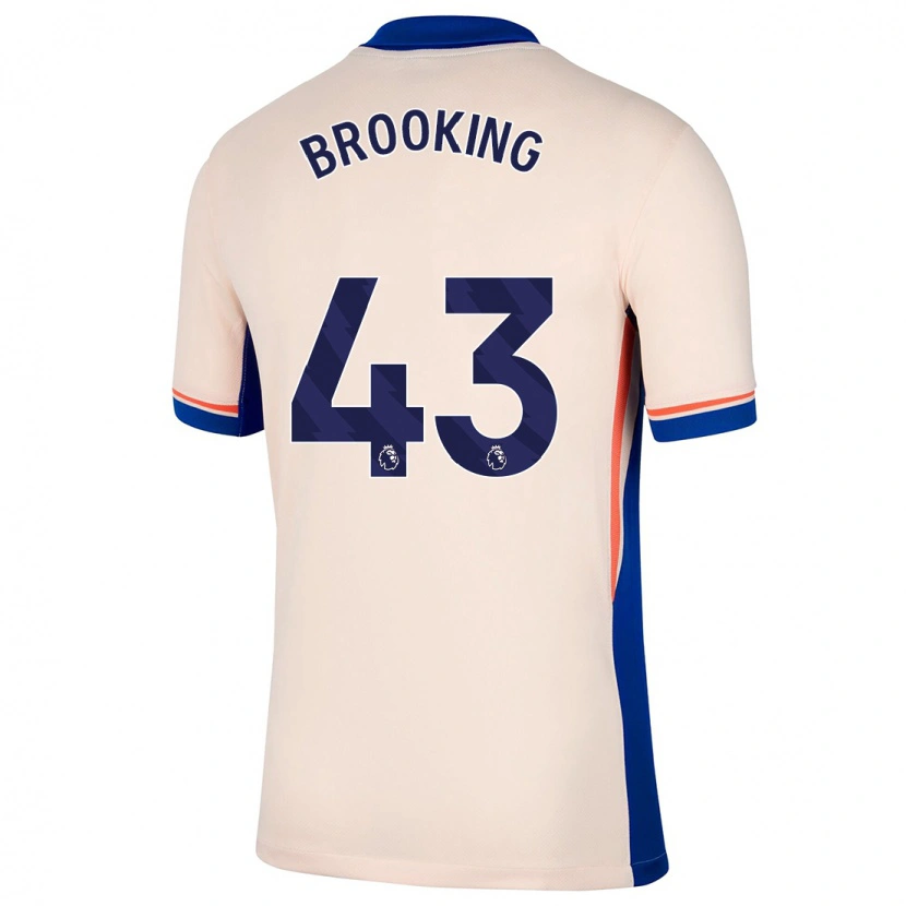 Danxen Kid Josh Brooking #43 Light Beige Away Jersey 2024/25 T-Shirt