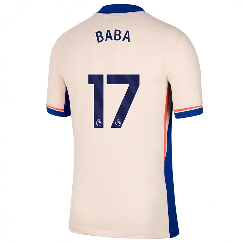 Danxen Kid Abdul-Rahman Baba #17 Light Beige Away Jersey 2024/25 T-Shirt