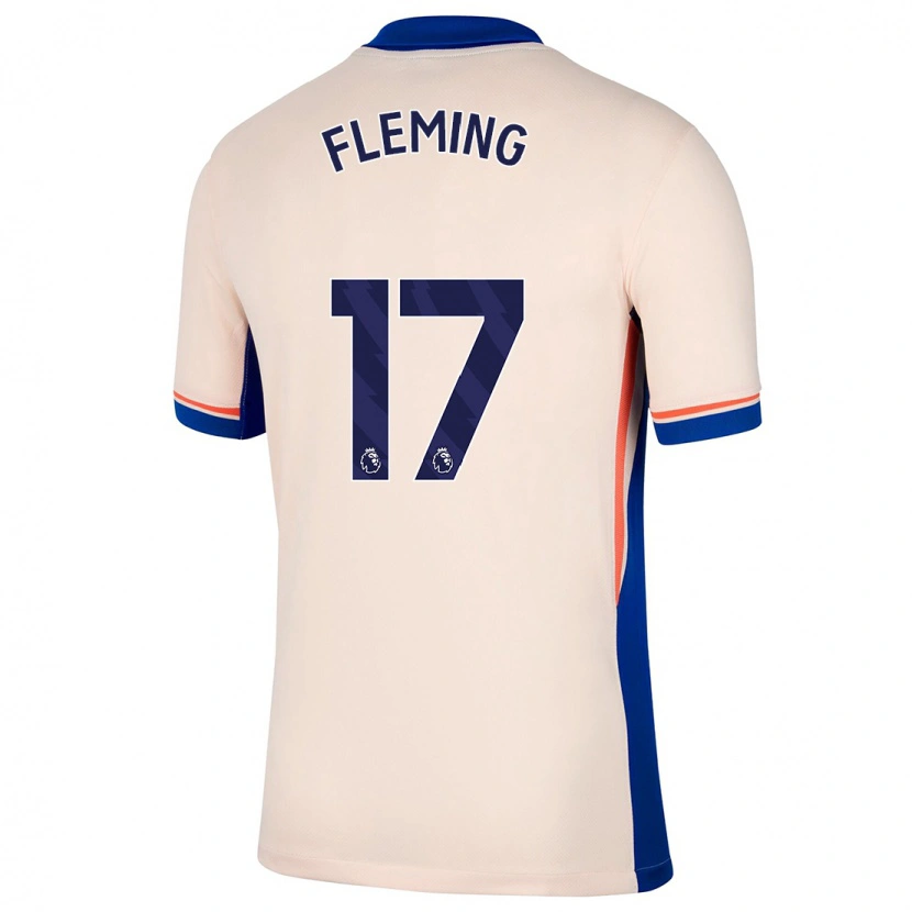 Danxen Kid Jessie Fleming #17 Light Beige Away Jersey 2024/25 T-Shirt