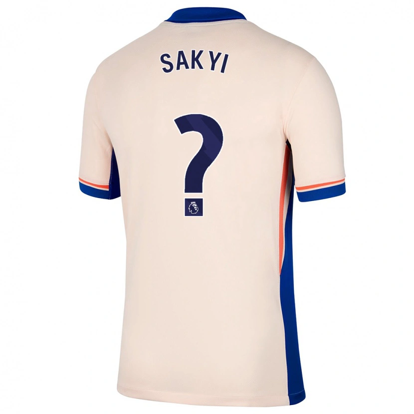 Danxen Kid Samuel Rak-Sakyi #0 Light Beige Away Jersey 2024/25 T-Shirt