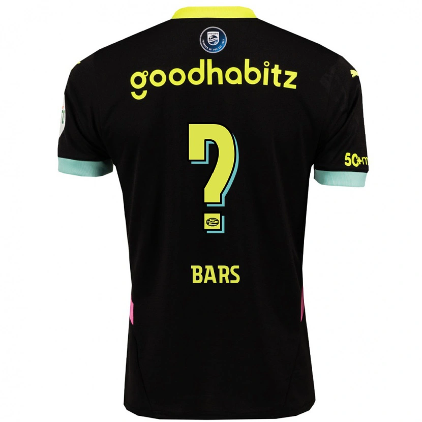 Danxen Kid Emir Bars #0 Black Yellow Away Jersey 2024/25 T-Shirt