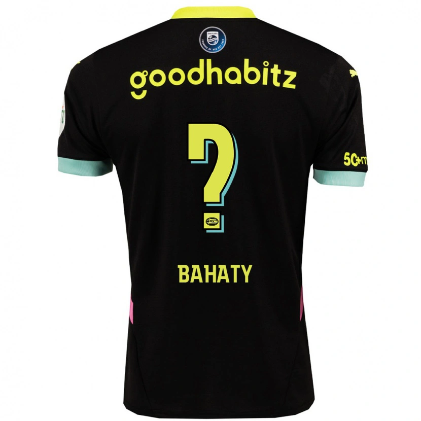 Danxen Kid Manuel Bahaty #0 Black Yellow Away Jersey 2024/25 T-Shirt