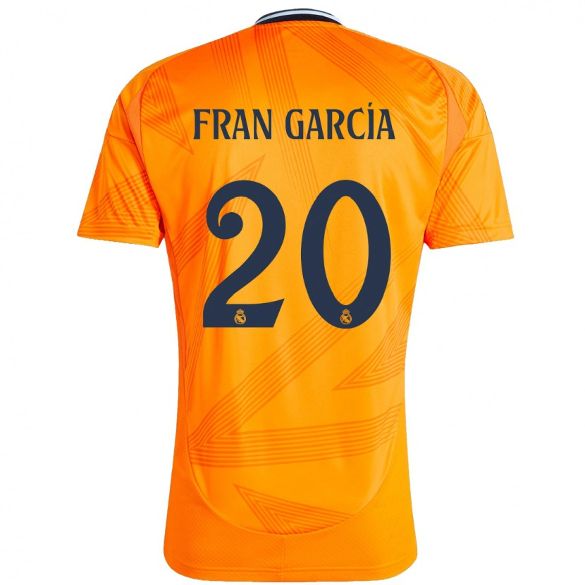 Danxen Kid Fran García #20 Orange Away Jersey 2024/25 T-Shirt