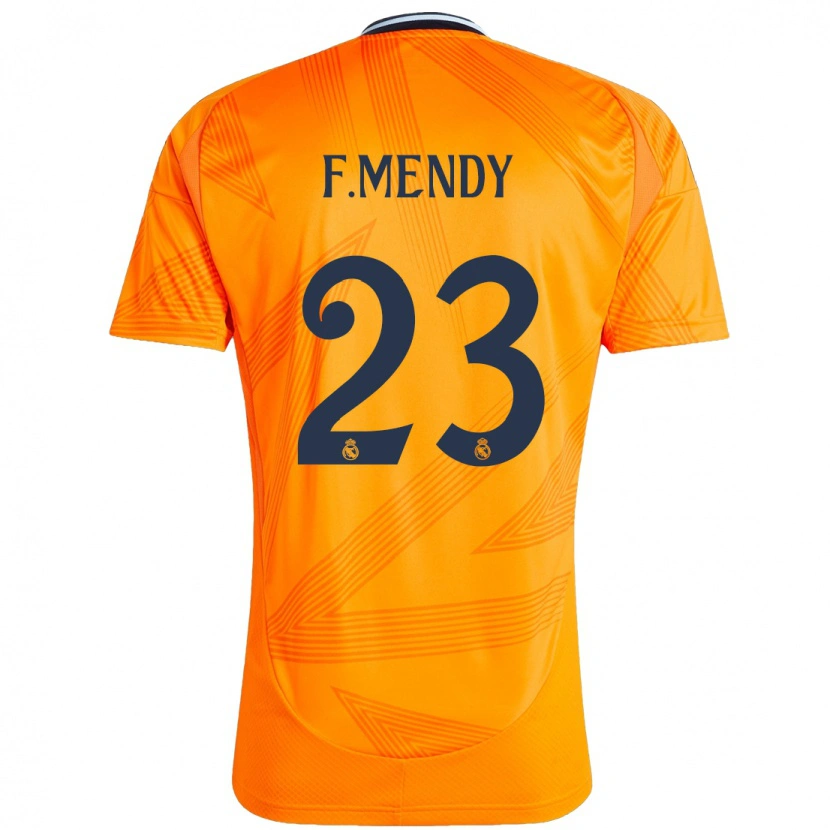 Danxen Kid Ferland Mendy #23 Orange Away Jersey 2024/25 T-Shirt