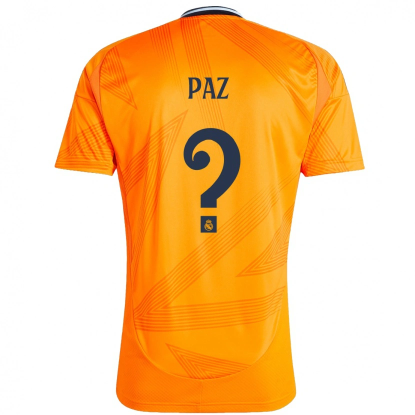 Danxen Kid Nico Paz #0 Orange Away Jersey 2024/25 T-Shirt