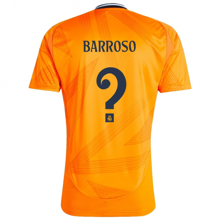 Danxen Kid Jaime Barroso #0 Orange Away Jersey 2024/25 T-Shirt