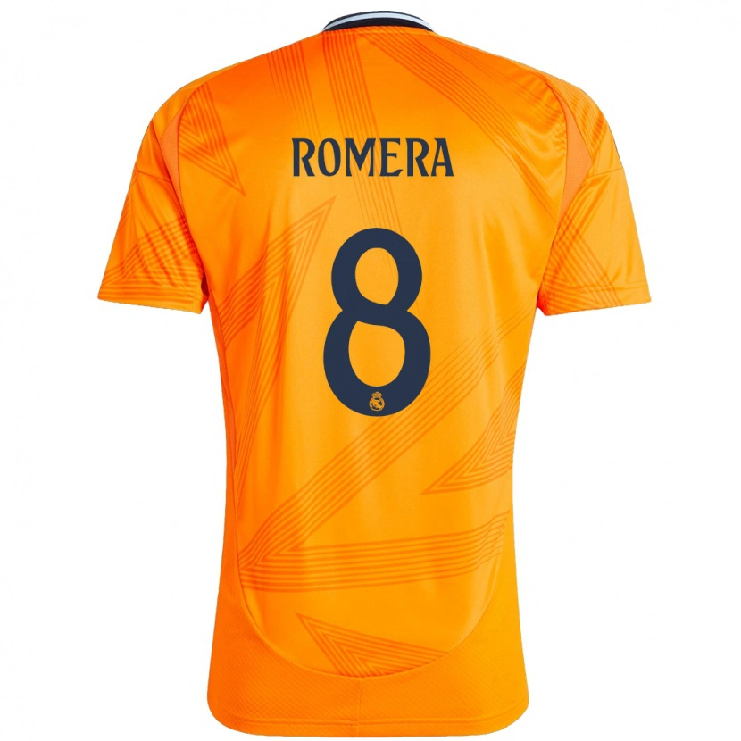 Danxen Kid Miguel Romera #8 Orange Away Jersey 2024/25 T-Shirt