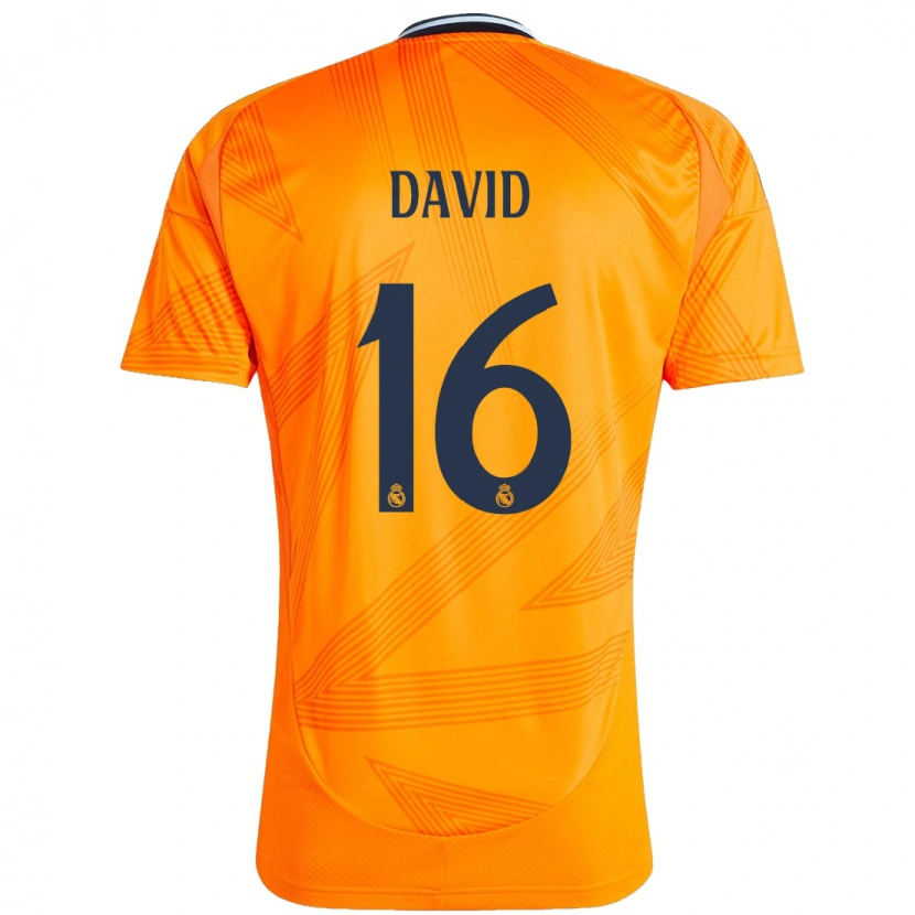 Danxen Kid Antonio David #16 Orange Away Jersey 2024/25 T-Shirt